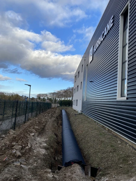 Préparation avant dallage