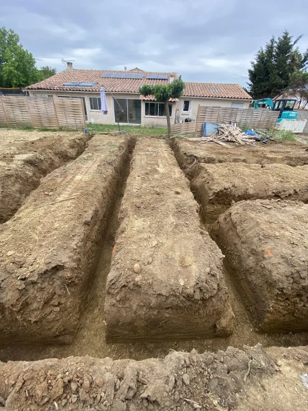 Fondations de maison