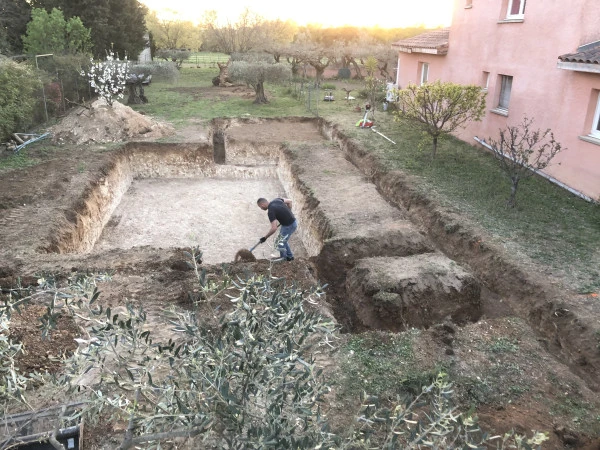 Fondations de piscine